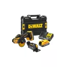 DEWALT Instrument de tăiat fără fir 18 V fără perie de cărbune (2 x 1,7 Ah baterie + încărcător + TSTAK) DCS438E2T