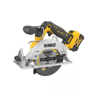   DEWALT Ferăstrău circular fără fir 18 V fără perie de cărbune (2 baterii de 5,0 Ah + încărcător) DCS512P2