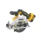 DEWALT Ferăstrău circular fără fir 18 V fără perie de cărbune (2 baterii de 5,0 Ah + încărcător) DCS512P2