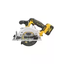 DEWALT Ferăstrău circular fără fir 18 V fără perie de cărbune (2 baterii de 5,0 Ah + încărcător) DCS512P2
