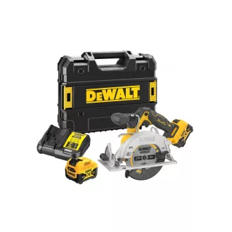   DEWALT Ferăstrău circular fără fir 18 V fără perie de cărbune (2 baterii de 5,0 Ah + încărcător) DCS512P2