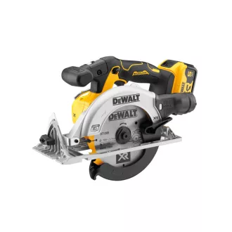   DEWALT Ferăstrău circular fără fir 18 V fără perie de cărbune (2 baterii de 5,0 Ah + încărcător) DCS565P2
