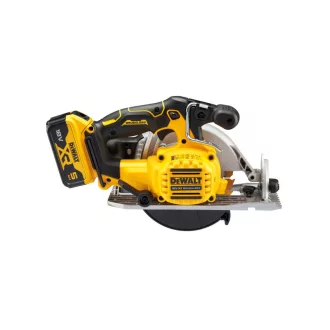   DEWALT Ferăstrău circular fără fir 18 V fără perie de cărbune (2 baterii de 5,0 Ah + încărcător) DCS565P2