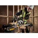 DEWALT Ferăstrău circular fără fir 18 V fără perie de cărbune (2 baterii de 5,0 Ah + încărcător) DCS565P2