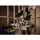 DEWALT Ferăstrău circular fără fir 18 V fără perie de cărbune (2 baterii de 5,0 Ah + încărcător) DCS565P2