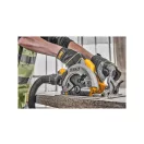 DEWALT Fierăstrău circular pe baterie 18 V, 184 mm, fără perii (2 x 5,0 Ah Power Stack baterie + încărcător + TSTAK)