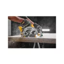 DEWALT Fierăstrău circular pe baterie 18 V, 184 mm, fără perii (2 x 5,0 Ah Power Stack baterie + încărcător + TSTAK)