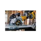 DEWALT Ferăstrău circular fără fir 18 V fără perie de cărbune (fără baterie + încărcător, TSTAK) DCS571NT