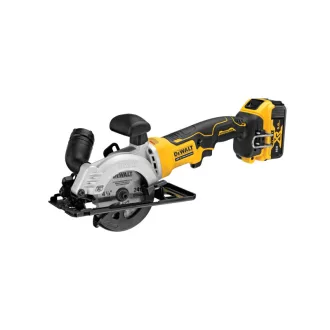   DEWALT Ferăstrău circular fără fir 18 V fără perie de cărbune (2 x 5,0 Ah baterii + încărcător) DCS571P2