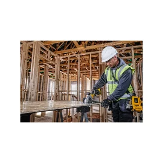   DEWALT Ferăstrău circular fără fir 18 V fără perie de cărbune (2 x 5,0 Ah baterii + încărcător) DCS571P2