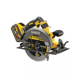   DEWALT Ferăstrău circular fără fir 18 V fără perie de cărbune (2 x 9,0 Ah baterii + încărcător) DCS578X2