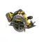 DEWALT Ferăstrău circular fără fir 18 V fără perie de cărbune (2 x 9,0 Ah baterii + încărcător) DCS578X2