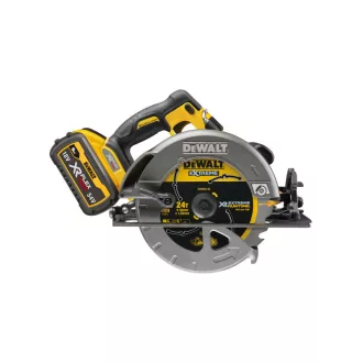   DEWALT Ferăstrău circular fără fir 18 V fără perie de cărbune (2 x 9,0 Ah baterii + încărcător) DCS578X2