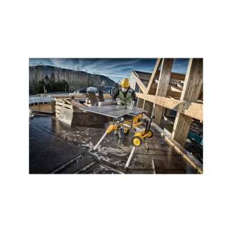   DEWALT Ferăstrău de masă fără fir 18 V (2 x 6,0 Ah baterie + încărcător) DCS7485T2