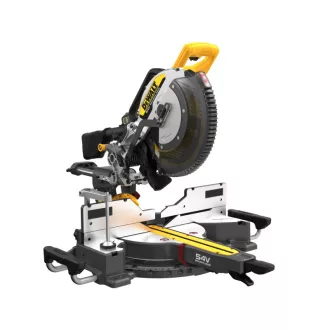   DEWALT ferăstrău de onglet cu acumulator 18 V (2 x 9,0 Ah baterie + încărcător) DCS781 x 2