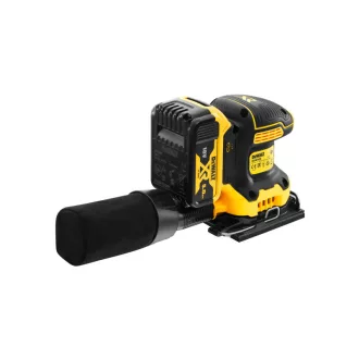   Slefuitor orbital cu acumulator DEWALT 18 V fara perie de carbon (2 x 5,0 Ah baterie + incarcator) DCW200P2