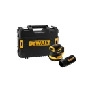 Slefuitor orbital cu acumulator DEWALT 18 V fara perie de carbon (fara baterie + incarcator, carcasa) DCW210NT