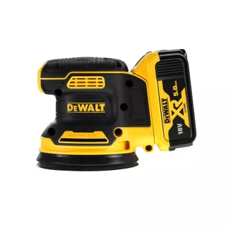   Slefuitor orbital cu acumulator DEWALT 18 V fara perie de carbon (2 x 5,0 Ah baterie + incarcator) DCW210P2