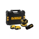 Slefuitor orbital cu acumulator DEWALT 18 V fara perie de carbon (2 x 5,0 Ah baterie + incarcator) DCW210P2
