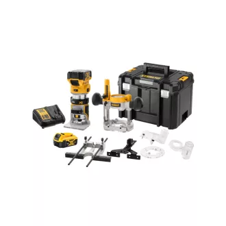   Router fără fir DEWALT 18 V (2 x 5,0 Ah baterii + încărcător) DCW604P2
