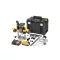 DEWALT Router cu baterie 18 V 12 mm (2 x 5,0 Ah Power Stack baterie + încărcător + TSTAK)