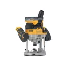 DEWALT Router cu baterie 18 V 12 mm (2 x 5,0 Ah Power Stack baterie + încărcător + TSTAK)