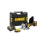 DEWALT Rindea fără fir 18 V fără perie de cărbune (2 baterii de 5,0 Ah + încărcător) DCW682P2