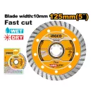 INGCO Disc de tăiere diamantat 125 x 10 x 22,2 mm turbo