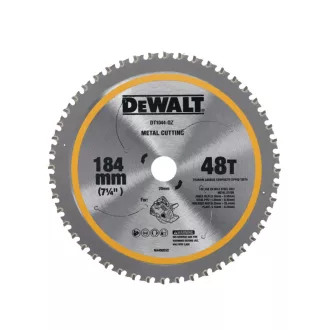   DEWALT Disc de ferăstrău pentru metal 184 x 20 x 1,6 mm / 48 dinți
