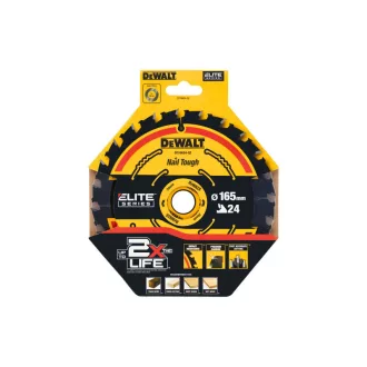   DEWALT ELITE CSB Disc de ferăstrău pentru lemn 165 x 20 x 1,65 mm / 24T