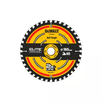   Disc de tăiere pentru lemn DEWALT ELITE 165 x 20 x 1,65 mm / 40T