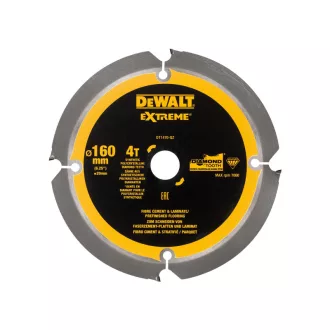   DEWALT EXTREME Disc de ferăstrău pentru plăci fibrolemnoase cu liant ciment 160 x 20 x 1,8 mm / 4 dinți