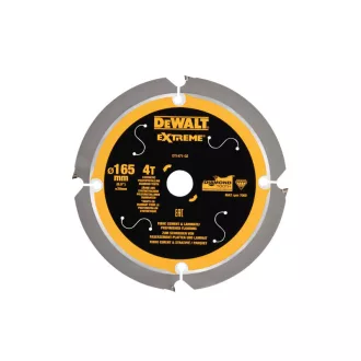   DEWALT EXTREME Disc de ferăstrău pentru PAL cu legătură de ciment 165 x 20 x 1,8 mm / 4T