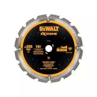   DEWALT EXTREME Disc de ferăstrău pentru plăci fibrolemnoase cu legătură de ciment 305 x 30 x 2,4 mm / 16 dinți