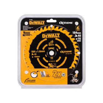   DEWALT ELITE Disc de ferăstrău pentru lemn 184 x 16 x 1,6 mm / 40T