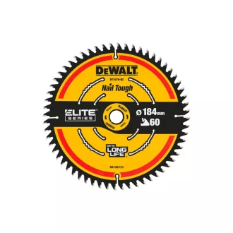   DEWALT ELITE Disc de ferăstrău pentru lemn 184 x 16 x 1,6 mm / 60 dinţi