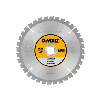   DEWALT Disc de ferăstrău pentru aluminiu 165 x 20 x 1,49 mm / 36 dinți