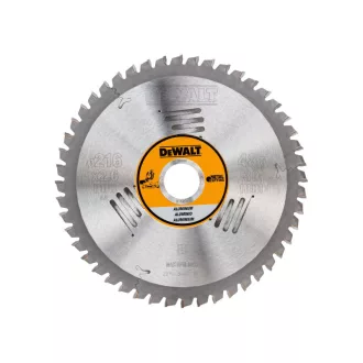   DEWALT Disc de ferăstrău pentru aluminiu 216 x 30 x 2,6 mm / 48T