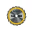 DEWALT CONSTRUCTION Disc de ferăstrău pentru lemn cu cuie 165 x 20 x 2,4 mm / 18T