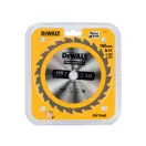 DEWALT CONSTRUCTION Disc de ferăstrău pentru lemn cu cuie 165 x 20 x 1,8 mm / 24 dinți