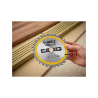   DEWALT CONSTRUCTION Disc de ferăstrău cu dinți pentru lemn 165 x 20 x 2,4 mm / 30T