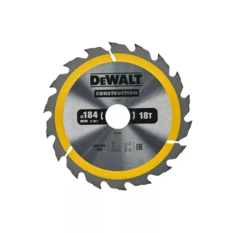   DEWALT CONSTRUCTION Disc de ferăstrău pentru lemn cu cuie 184 x 30 x 2,6 mm / 18 dinți