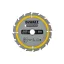 DEWALT CONSTRUCTION Disc de ferăstrău cuie pentru lemn 165 x 20 x 1,86 mm / 16 dinți