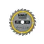 DEWALT CONSTRUCTION Disc de ferăstrău pentru lemn cu cuie 165 x 20 x 1,86 mm / 24T