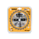 DEWALT CONSTRUCTION Disc de ferăstrău pentru lemn cu cuie 165 x 20 x 1,86 mm / 24T