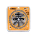 DEWALT CONSTRUCTION Disc de tăiere pentru lemn cu cuie 184 x 20 x 1,79 mm / 24T