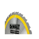 DEWALT CONSTRUCTION Disc de ferăstrău cu dinți pentru lemn 216 x 30 x 2,6 mm / 24T