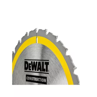   DEWALT CONSTRUCTION Disc de ferăstrău cu dinți pentru lemn 216 x 30 x 2,6 mm / 24T