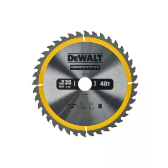   DEWALT CONSTRUCTION Disc de ferăstrău pentru lemn cu cuie 235 x 30 x 2,6 mm / 40 dinți