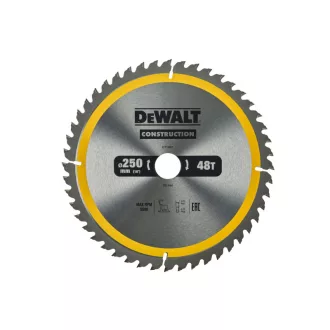   DEWALT CONSTRUCTION Disc de ferăstrău pentru lemn cu cuie 250 x 30 x 3,0 mm / 48T